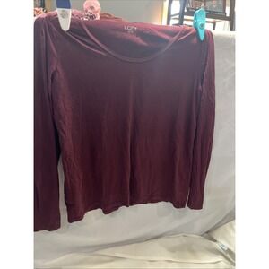 Women's Pullover Top Loft Outlet large sleeve  Knit Top round‎ neck  366
